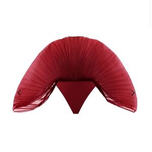 Andrea iyamah sombra bodysuit - wine